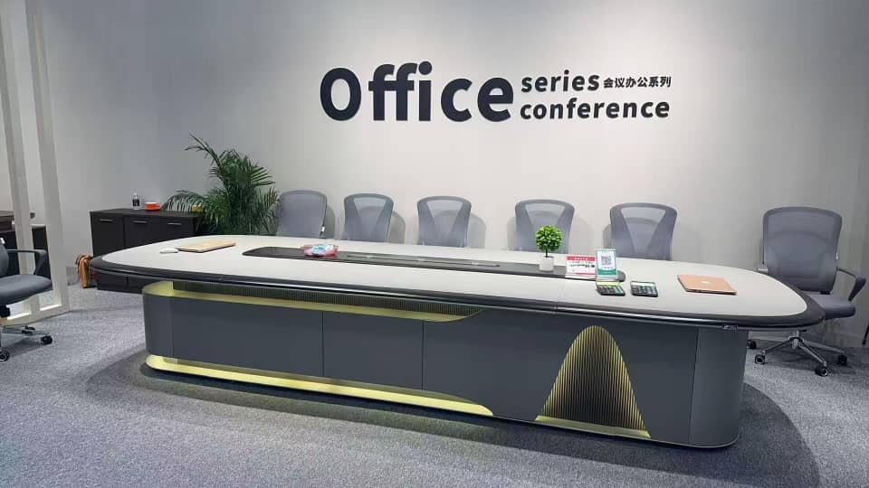 Modern Executive Office Desk and Chair